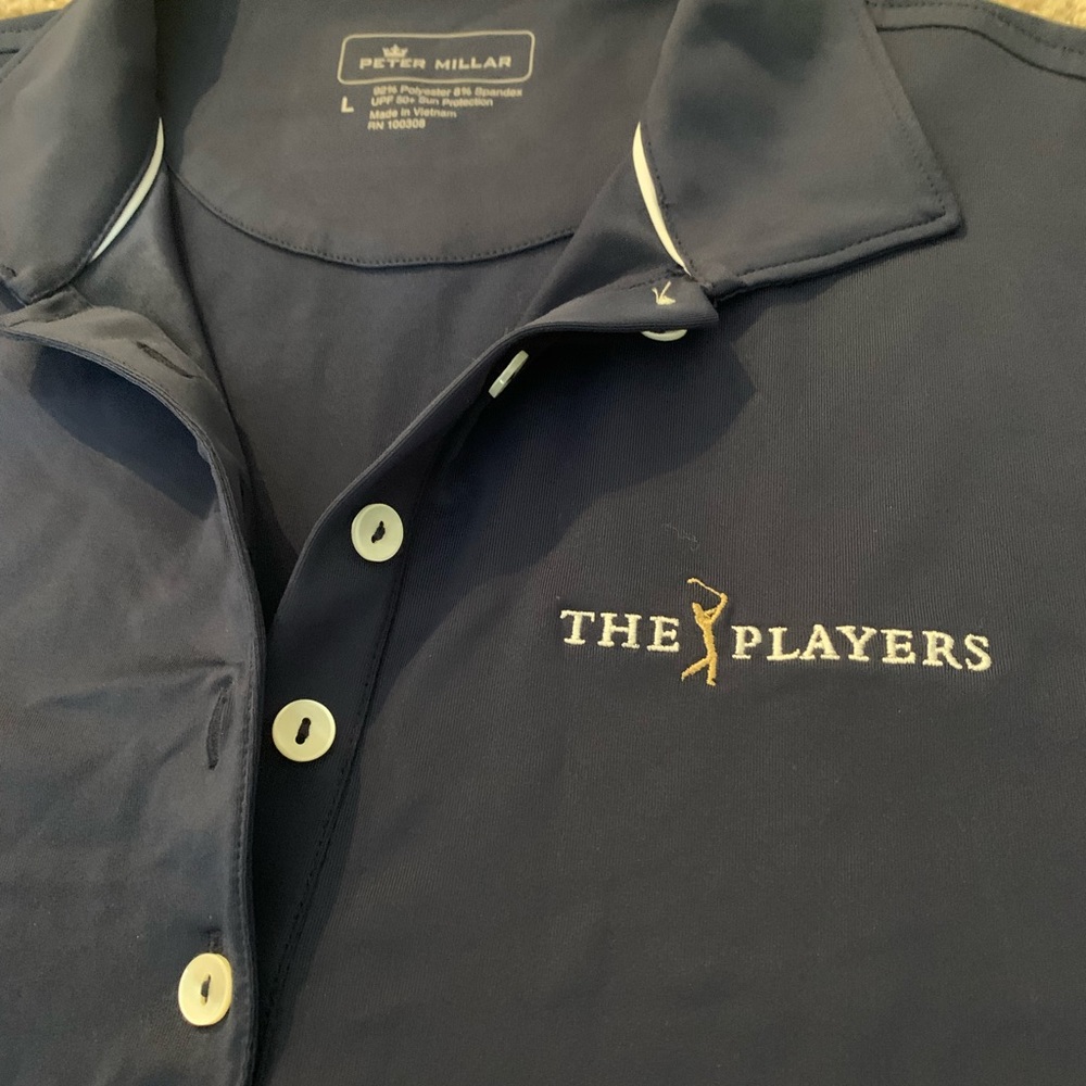 Peter Millar - Limited Edition The Players Navy Polo - EXCELLENT Condition